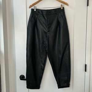 Zara Faux Leather Pants